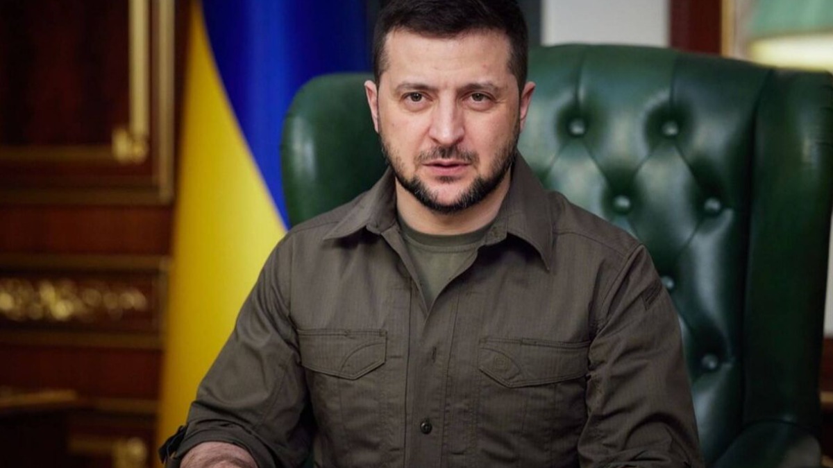 El presidente de Ucrania, Volodimir Zelensky.