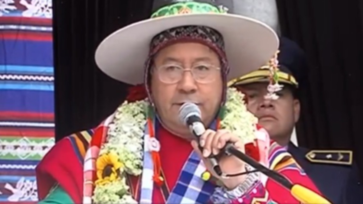 Luis Arce, presidente de Bolivia.