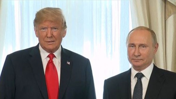 El presidente de Estados Unidos, Donald Trump,  y su homólogo ruso Vladimir Putin.