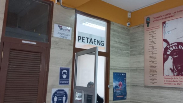 Oficinas del PETAENG de la carrera de Comunicación Social. Foto. ANF