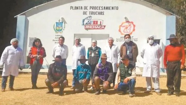 Planta de procesadora de truchas. Foto GADLP