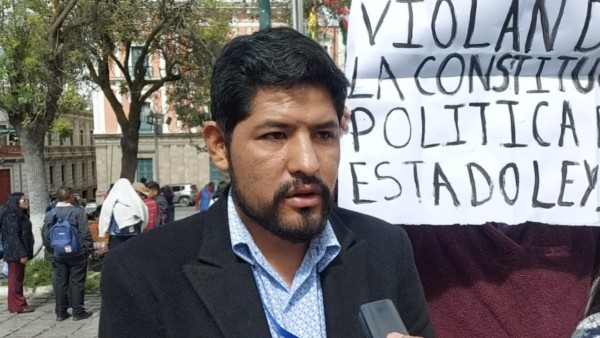 Representante de los residentes bolivianos en el exterior. Foto: ANF