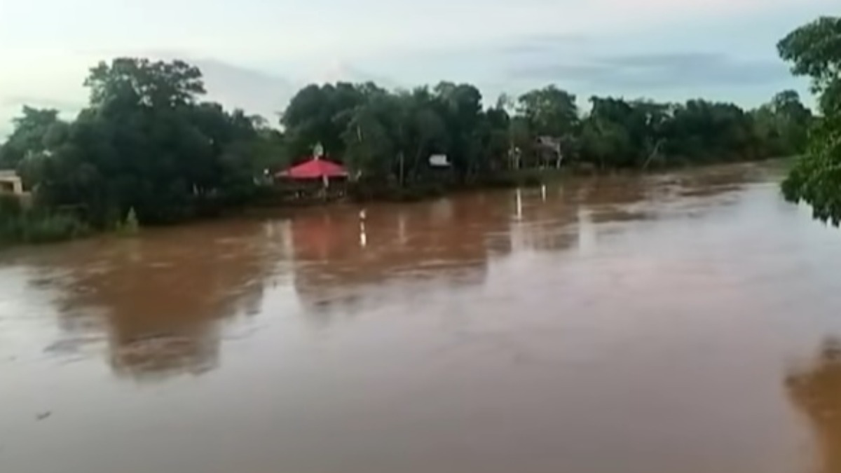 Amenaza de desborde de río Acre. Declaración de desastre. Foto: captura redes
