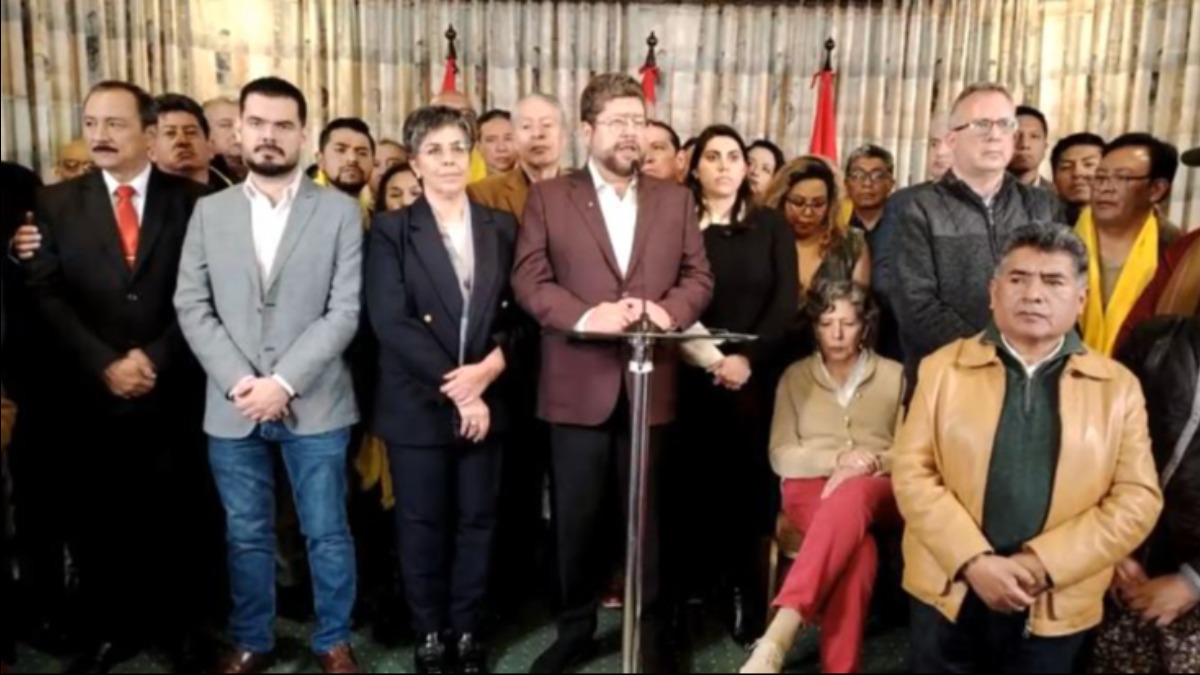 Bloque de unidad de la oposiciòn. Foto: Captura