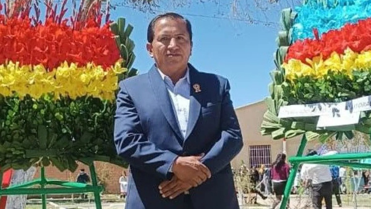 Cónsul de Bolivia en la Quiaca, Vicente Esteban Coico Quispe. Foto: Redes