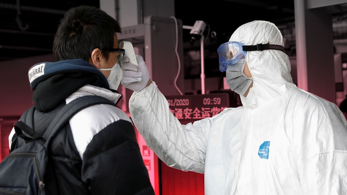 Controles contra el Covid-19 durante la pandemia en China.