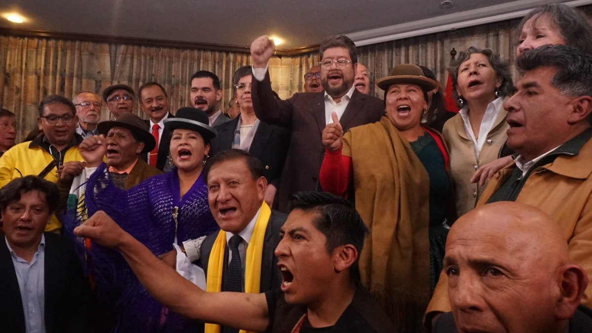El bloque de unidad de la oposición eligió a Samuel Doria Medina como candidato a la presidencia. Foto: Internet.