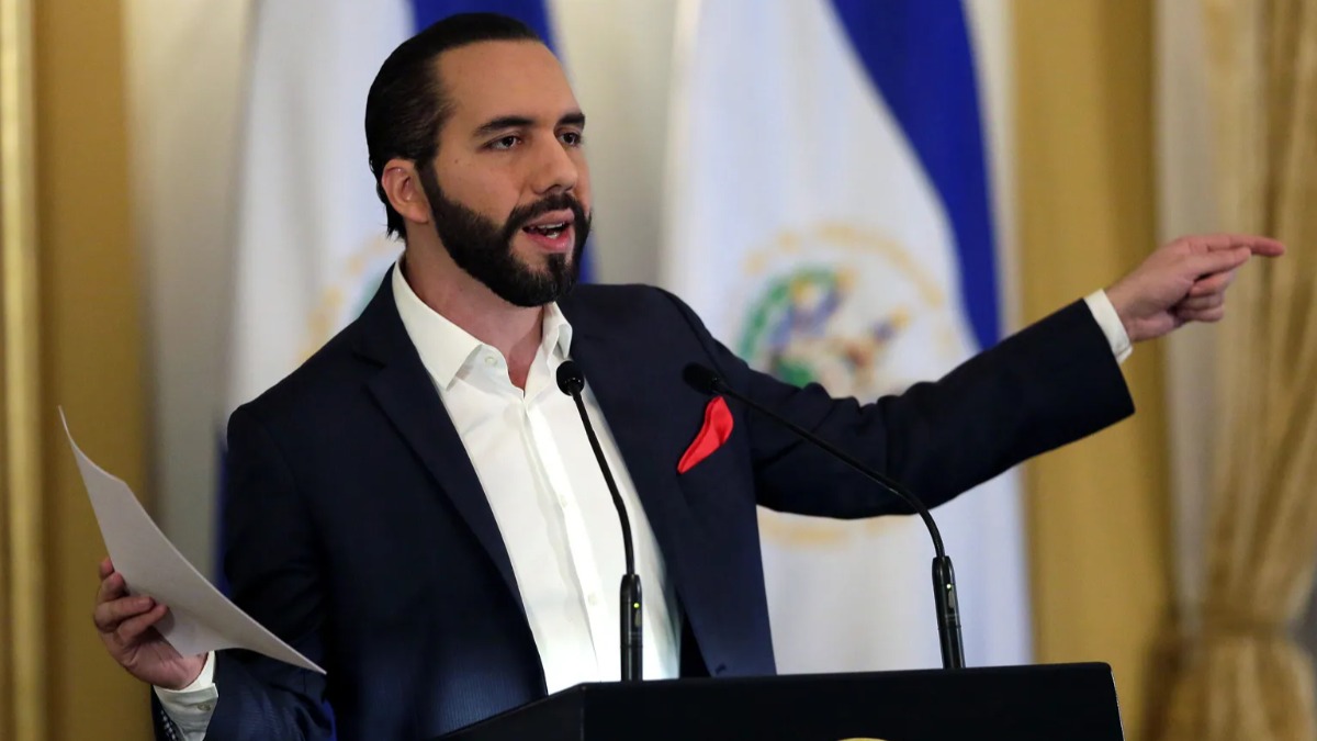 El presidente salvadoreño, Nayib Bukele.