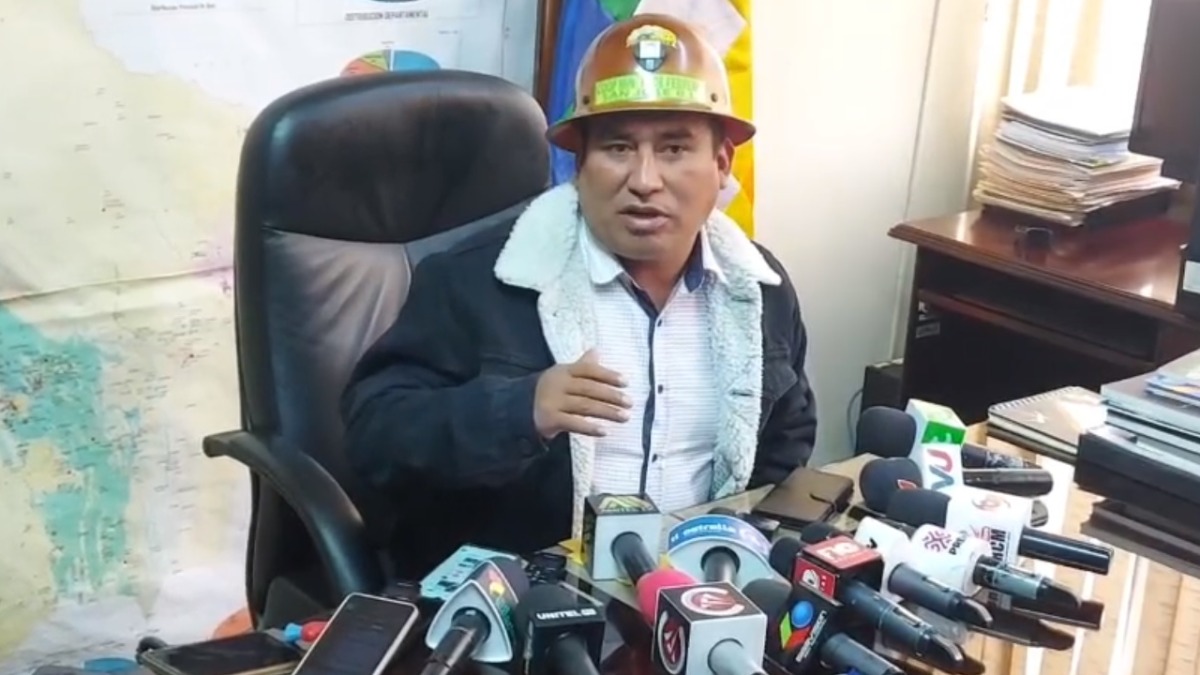El viceministro de Cooperativas Mineras, Mauricio Guzmán. Foto: ANF