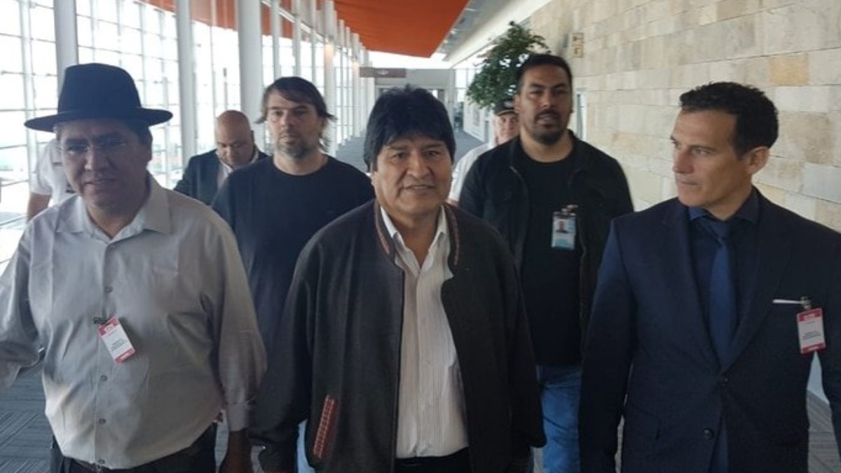 Evo Morales en Argentina. Foto: Internet