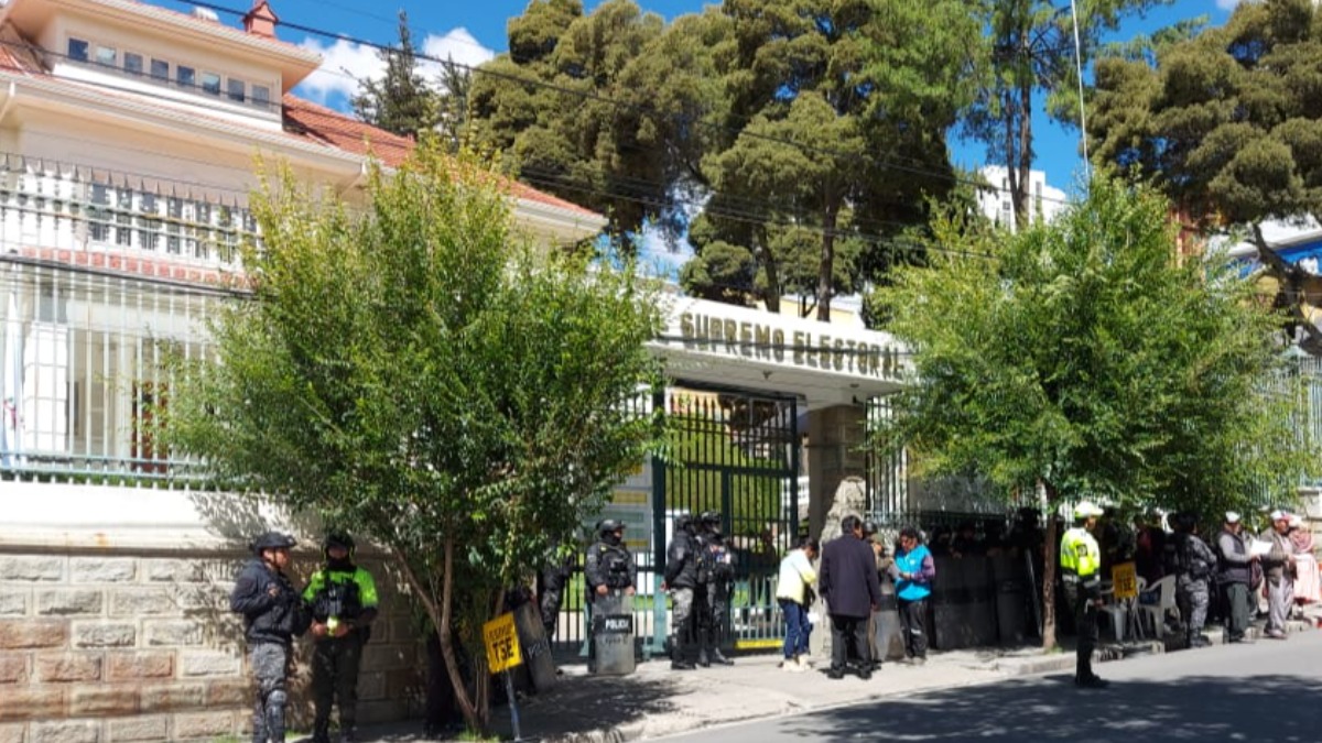 Instalaciones del TSE. Foto: ANF