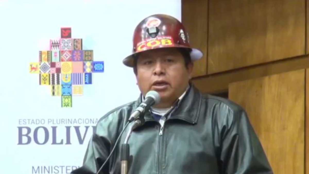 Juan Carlos Huarachi, ejecutivo de la COB.