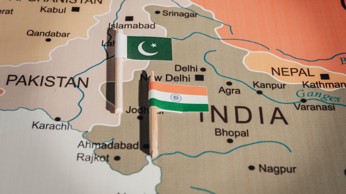 La frontera entre Pakistán e India.