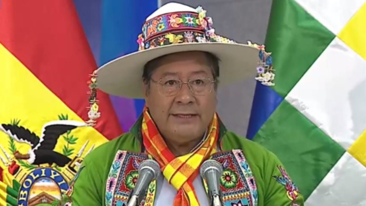 Luis Arce, presidente de Bolivia