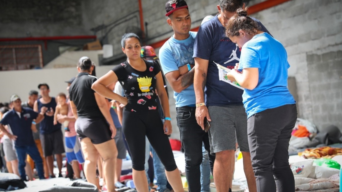 Migrantes venezolanos.