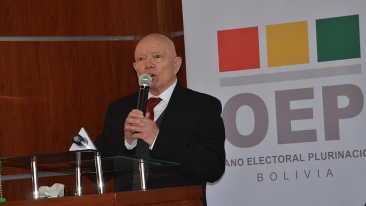 Óscar Hassenteufel, presidente del TSE. Foto: ABI
