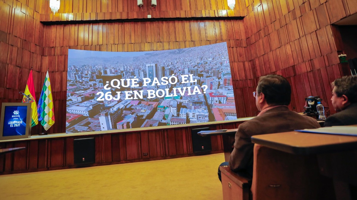 Presentación del documental. Foto: Presidencia