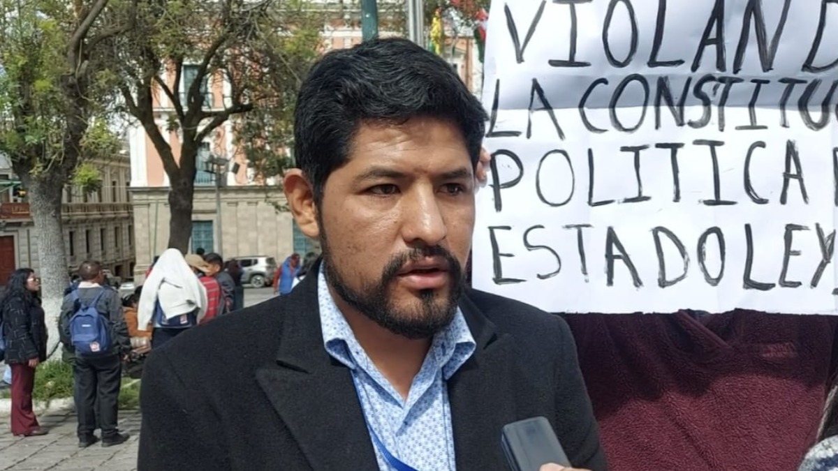 Representante de los residentes bolivianos en el exterior. Foto: ANF