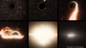 El Hubble localiza un agujero negro masivo errante