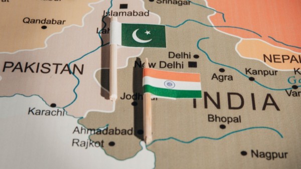 La frontera entre Pakistán e India.
