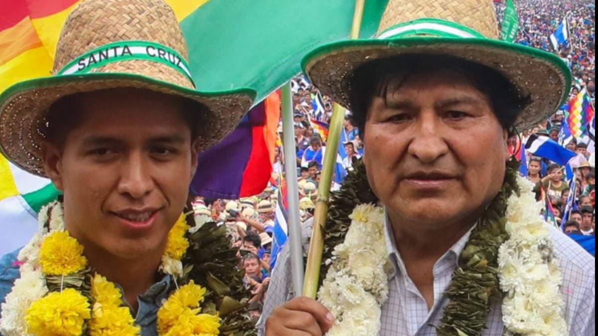Andrónico Rodríguez y Evo Morales. Foto: Internet
