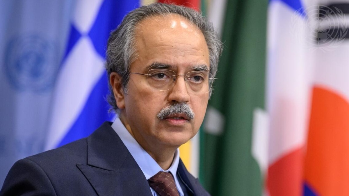 Asim Iftikhar Ahmad, representante permanente de Pakistán ante Naciones Unidas.