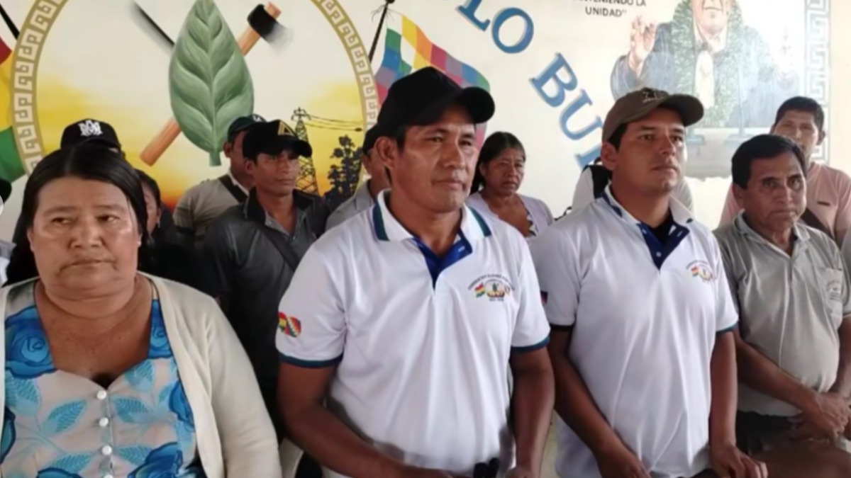 Dirigentes de la Federación Mamoré-Bulo Bulo. Foto: captura
