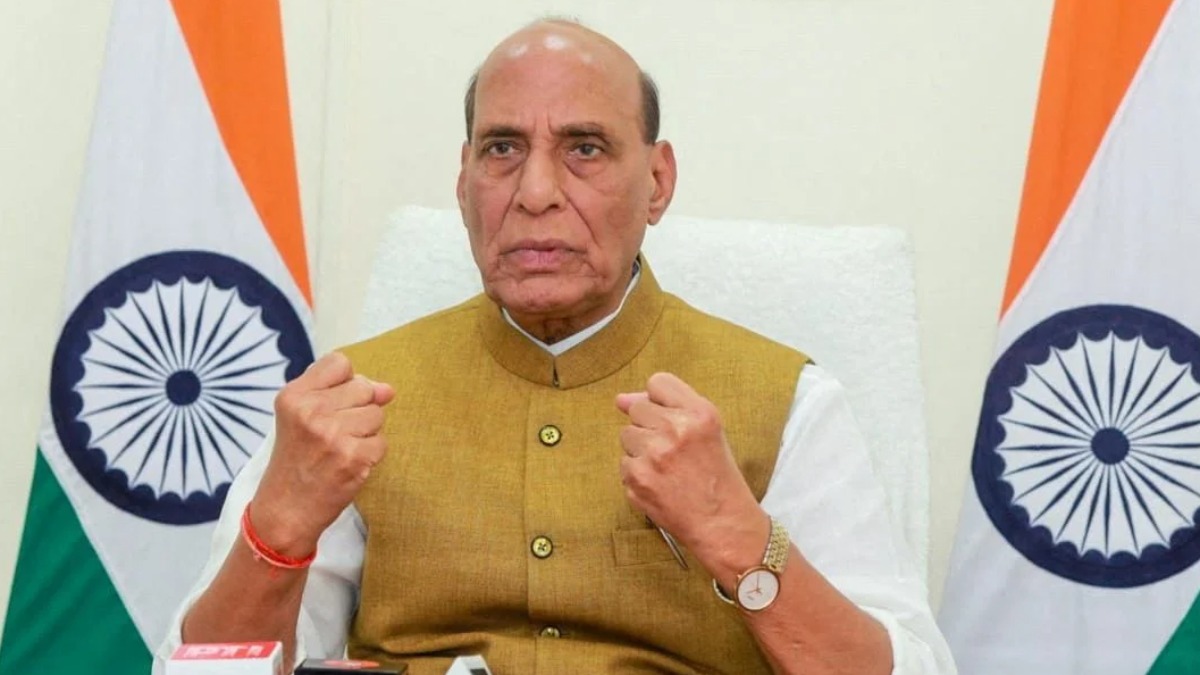El ministro de Defensa de India, Rajnath Singh.