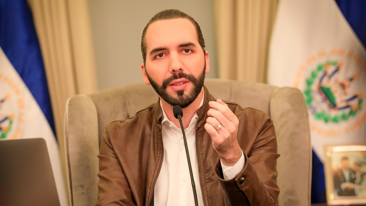 El presidente salvadoreño, Nayib Bukele.