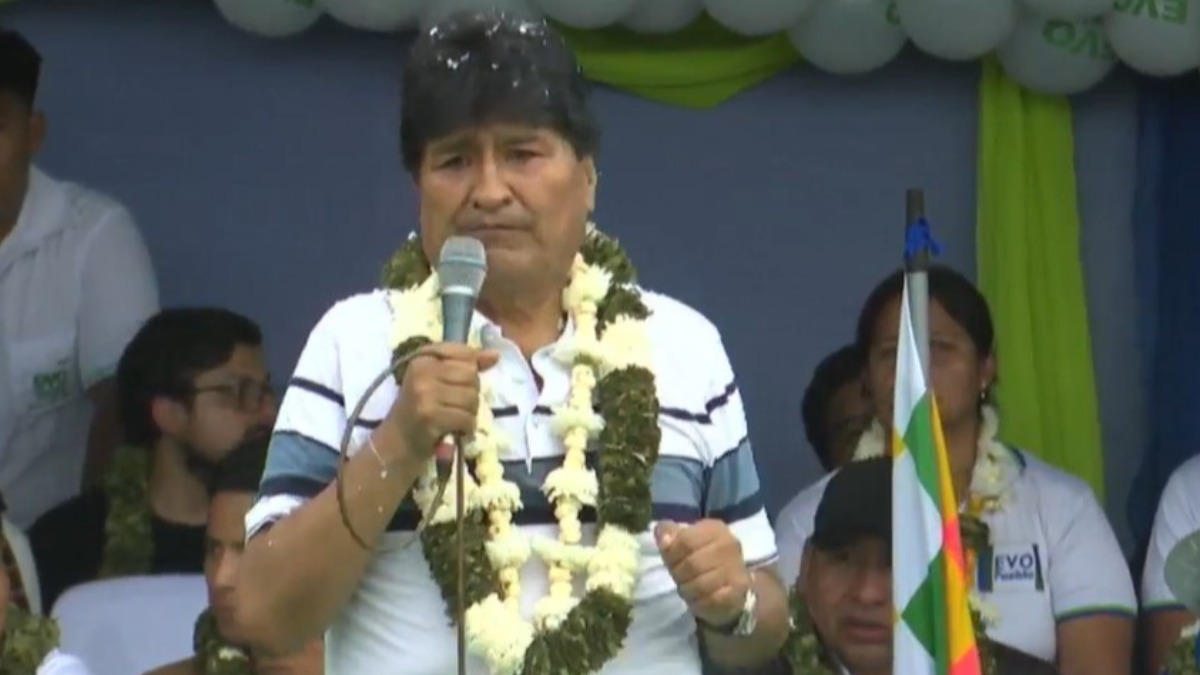 Expresidente Evo Morales. Foto: Captura