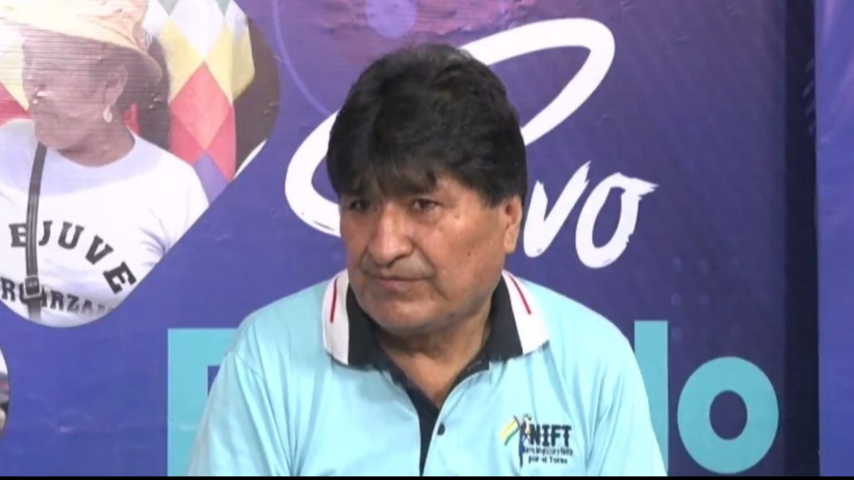 Expresidente Evo Morales. Foto: Captura