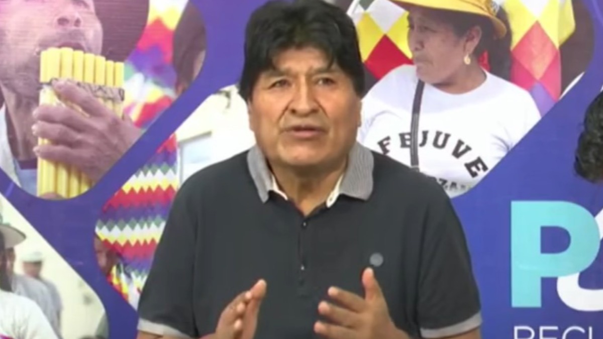 Expresidente Evo Morales. Foto: Captura