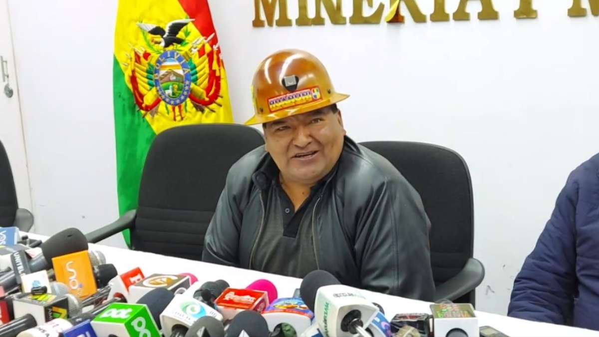 Ministro de Minería, Alejandro Santos. Foto: ANF