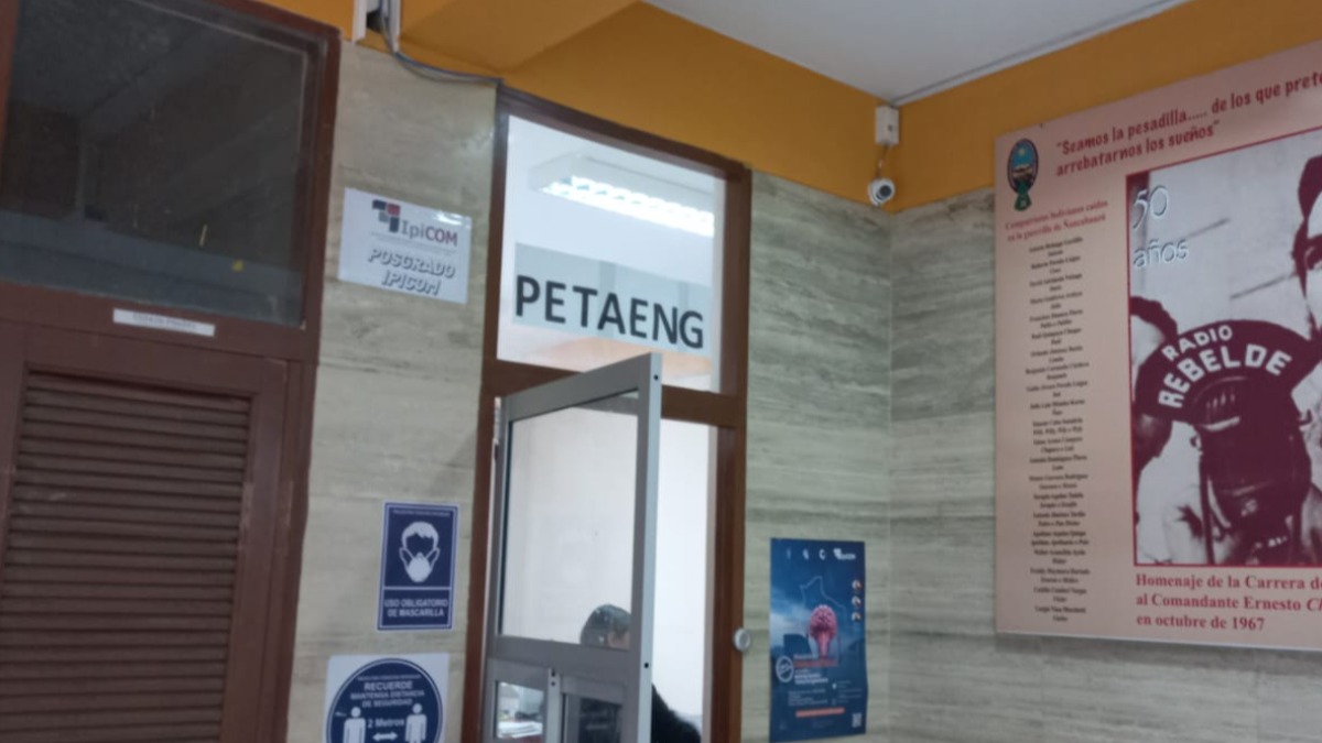 Oficinas del PETAENG en Comunicación Social. Foto: ANF