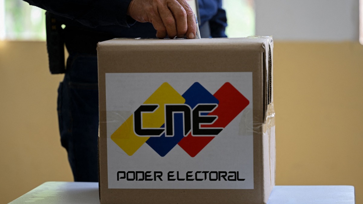 Una urna de votación en Venezuela.