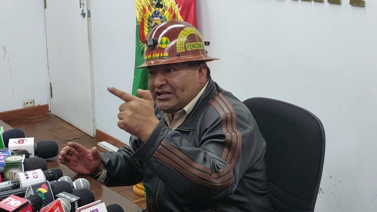 Alejandro Santos, ministro de Minería y Metalurgia. Foto: ANF