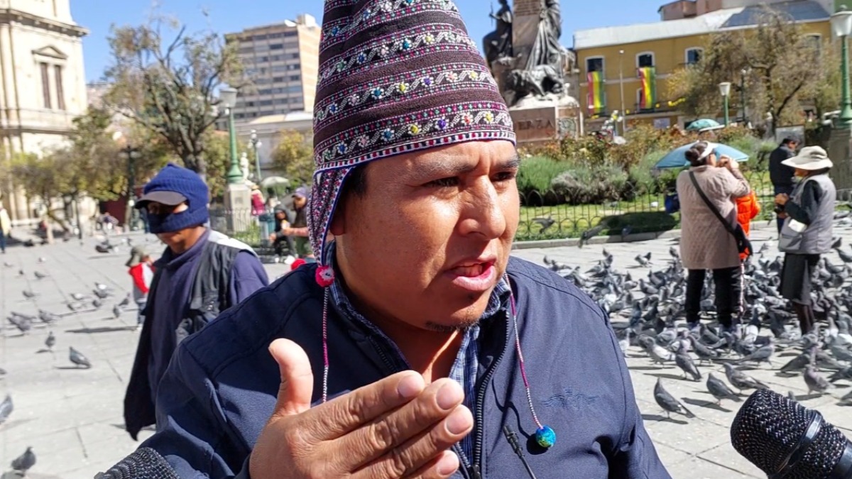 Dirigente arcista, Julián Mamani. Foto: ANF