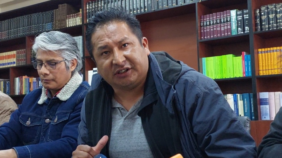 Enrique Mamani, dirigente evista. Foto: ANF