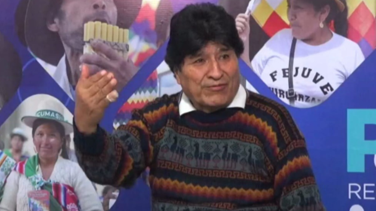 Expresidente Evo Morales en RKC. Foto: Captura