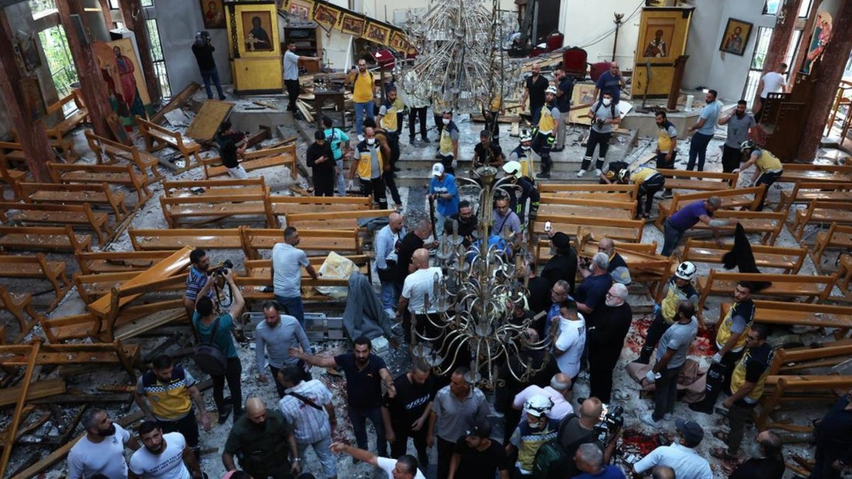 Iglesia de San Elías, en el barrio de Duweila, en el centro de Damasco. Foto: Internet