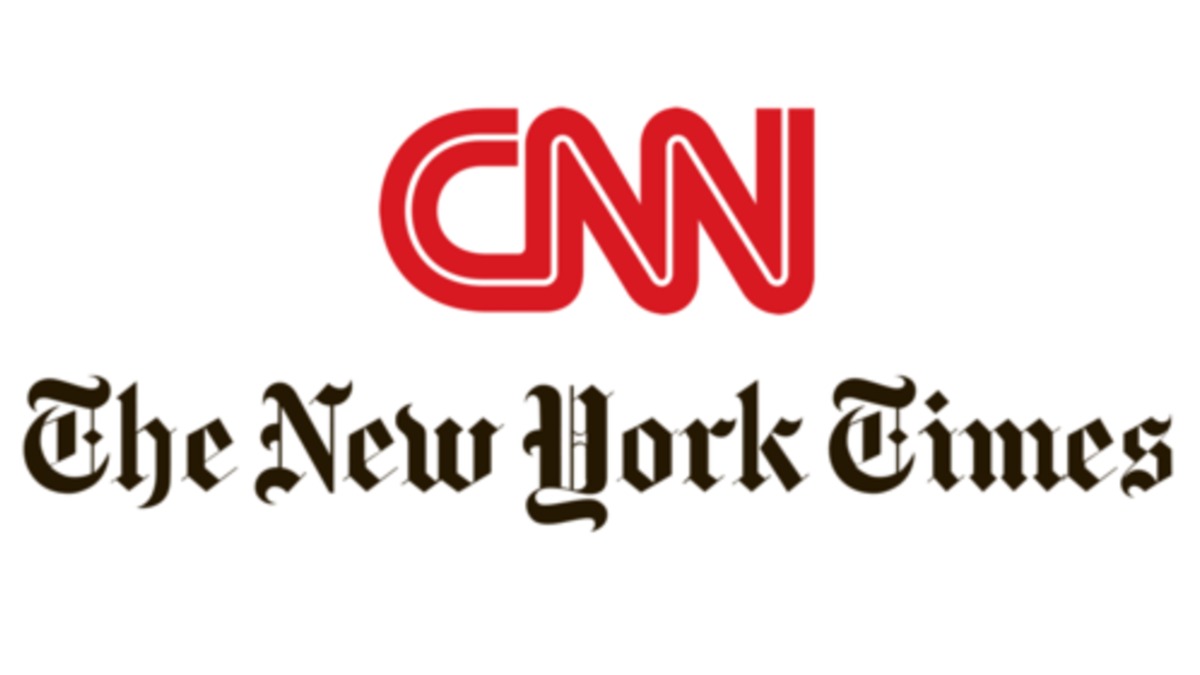 Logos de CNN y The New York Times.