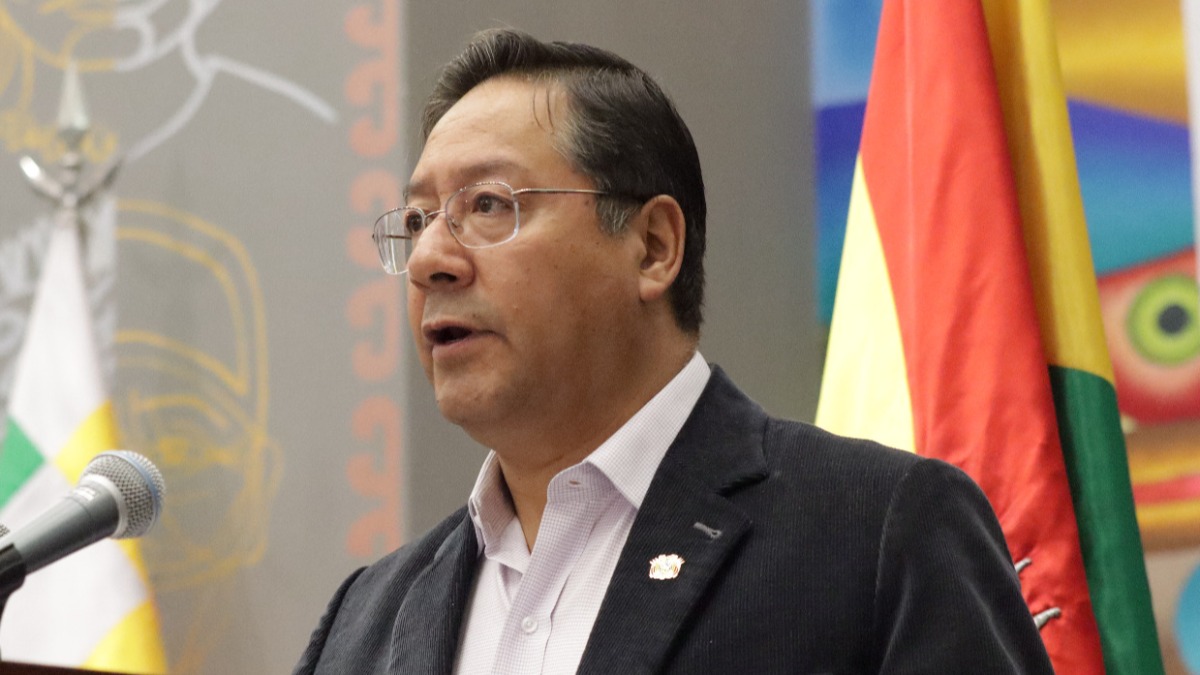 Presidente Luis Arce. Foto: ABI
