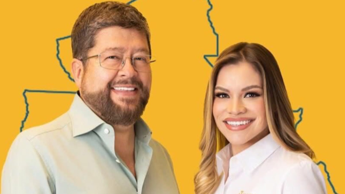 Samuel Doria Medina junto a María Robledo. Foto: RRSS