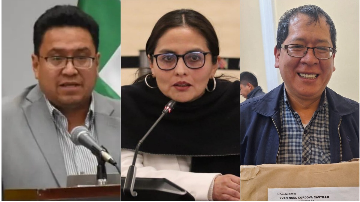 Siles, Castro y Córdova son investigados en el caso consorcio. Foto: ANF