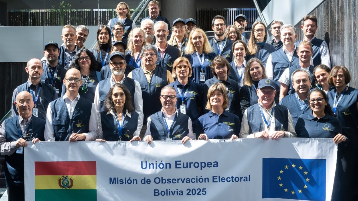 Delegación de la Misión de Observación Electoral de la Unión Europea. Foto: UE
