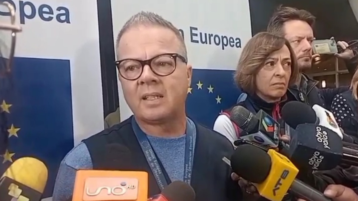 El jefe de la Misión de Observadores de la Unión Europea (UE), Alexander Gray. Foto: ANF