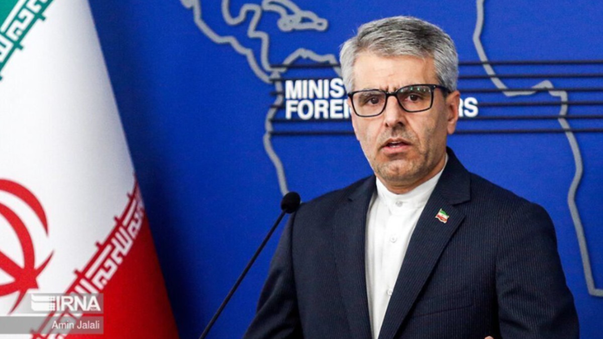 El portavoz del Ministerio de Exteriores iraní, Esmaeil Baqaei.