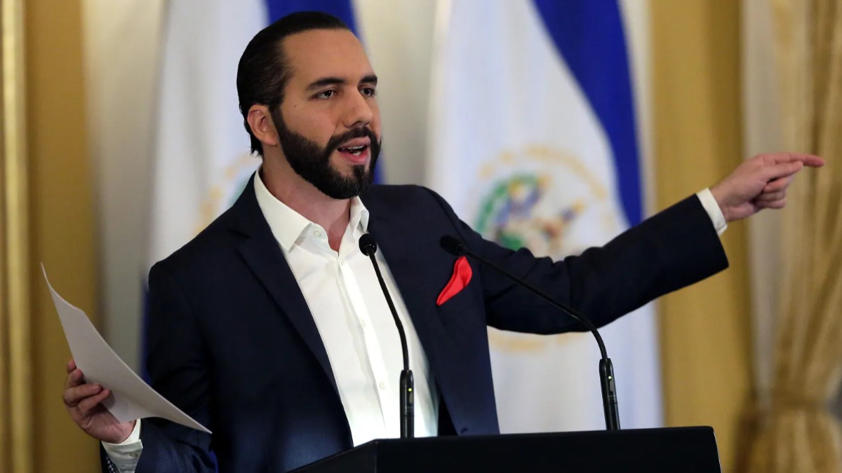 El presidente de El Salvador, Nayib Bukele.