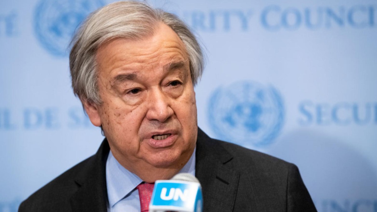 El secretario general de la ONU, António Guterres.