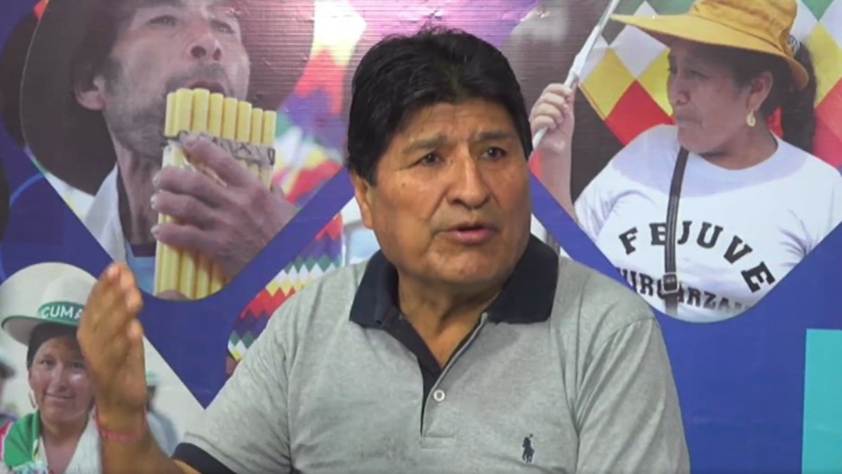 Expresidente Evo Morales. Foto: Captura